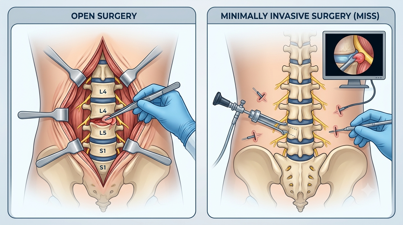 Open vs. Minimally Invasive Spine Surgery: What’s the Difference?